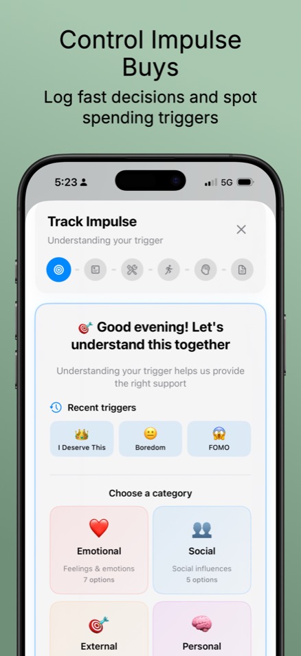Consumii impulse tracking guided flow